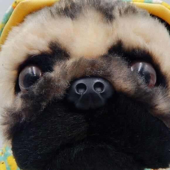 GUND Doug The Pug Plush Sleepytime Dog Plush w/Duck Pajamas Eye Mask Tag 2020 - Picture 7 of 10